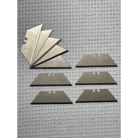 10 Pc Standard Heavy Duty Utility Knife Blades Box Cutter Fast Free Shipping