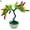 Chili, variant on Visland Artificial Tree Potted Bonsai Party Ornament Home Living Room Desktop Decor Fake Plants
