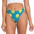 thumbnail image 1 of Balery Ball Tennis Tangas de Algodón para Mujer con Estampado – Ropa Interior Sexy, Transpirable, G-string-XX-Large, 1 of 6