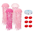 thumbnail image 2 of 4 Lámparas De Papel Redondas De 25cm, Pantalla De Decoración Belug, Rosa, 2 of 5