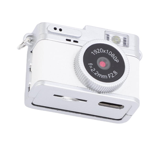 Cámara Digital Retro, Cámara FHD 1080p Con Pantalla De 0.96 Pulgadas, Flash LED, 4 Filtros, Tarjeta De Memoria De 32 GB, Cordón Y Hebilla, Transferencia Fácil