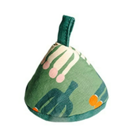 

VEAREAR Pan Handle Cover Soft Anti-Slip Lovely Japanese Style Thickened Heat Insulation Fabric Triangular Enamel Oven Mitt Kitchen Gadgets