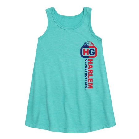 

Harlem Globetrotters - Red and Blue Logo - Toddler and Youth Girls A-line Dress
