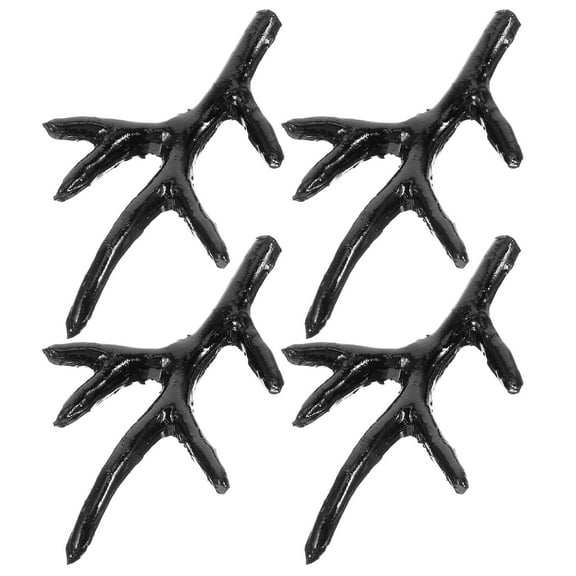 CRAFTHROU 2Pairs Simulated Antlers Antler Shape Diy Hair Ornament For Themed Party Headwear