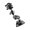 Upgraded version, variant on Car Phone Mount Holder Aluminum Base Double Installation Design Dashboard Windshield Air Vent Clip for Smartphones