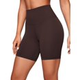 thumbnail image 1 of Shorts CRZ YOGA Butterluxe Cintura Alta 6" Hot Fudge XS, 1 of 4