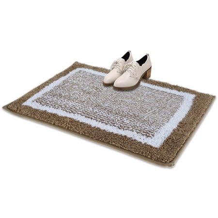 Fyeme Non-slip Bathroom Mat Soft Bath Mat  Bathroom Rugs  Carpet Mat for Bathroom  Machine-washable for Shower Room Fast Dry  Super Absorbent