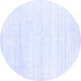 thumbnail image 1 of Ahgly Company Indoor Round Solid Blue Modern Area Rugs, 7' Round, 1 of 4
