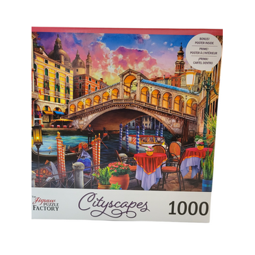 The Jigsaw Puzzle Factory Cityscapes Venice, Italy - 1000-Piece Jigsaw Puzzle