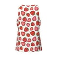 thumbnail image 5 of Gaeub Hand Drawn Strawberry Men's Athletic Tank Top, Workout Sleeveless Shirts, Running Tank Tops for Gym, Running, Training - 4X-Large, 5 of 9