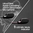 thumbnail image 5 of HyperX Cloud III Wireless – Gaming Headset for PC, PS5, PS4, up to 120-hour Battery, 2.4GHz Wireless, DTS Spatial Audio, 53mm Angled Drivers, Memory Foam, Durable Frame, 10mm Microphone, Black/Red, 5 of 5