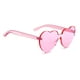 thumbnail image 5 of de montura sin montura , con lentes en corazón para mujer Rosado Colcomx Gafas de sol sin montura, 5 of 6