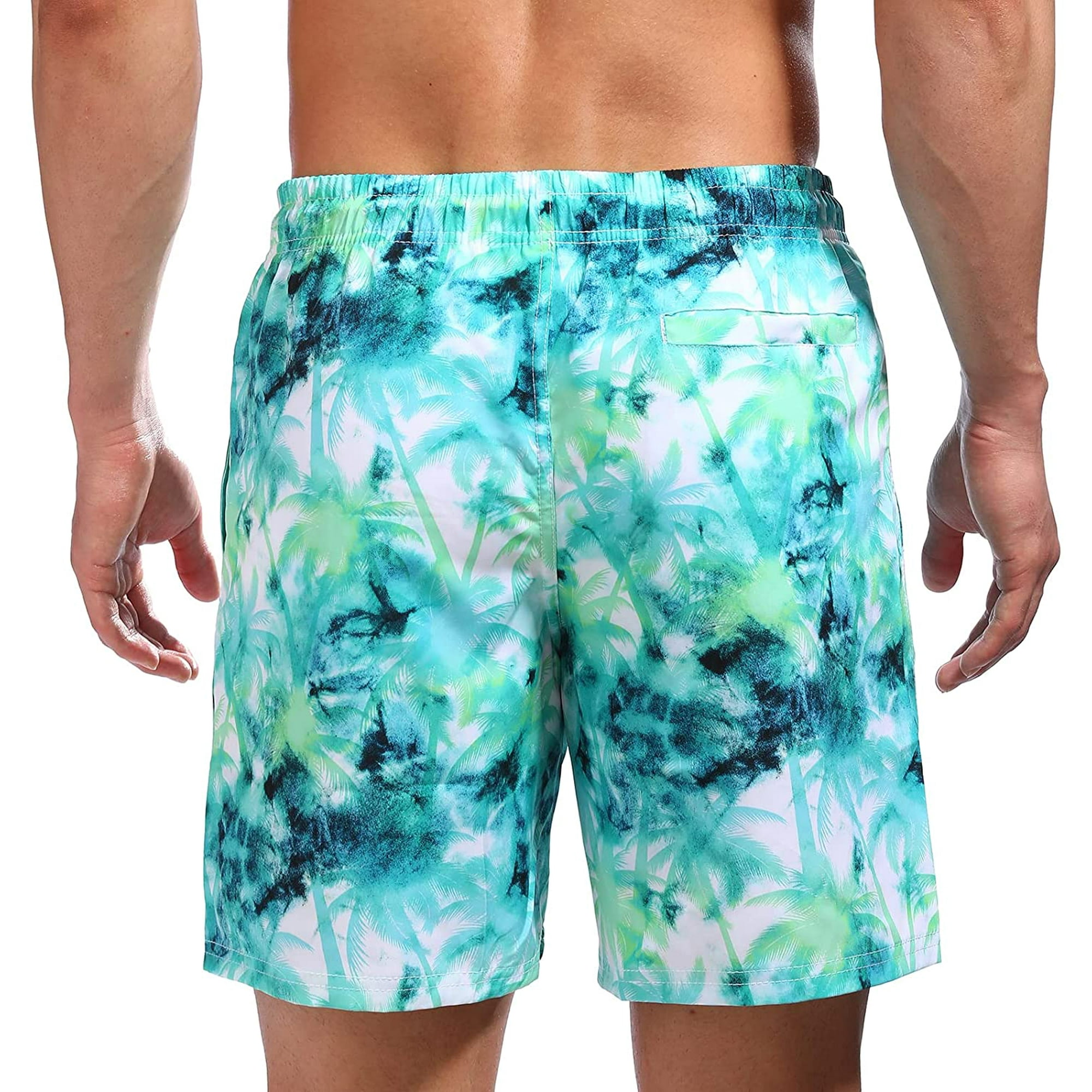 Biwisy Mens Swim Trunks Quick Dry Swim Shorts Mesh Lining