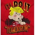 thumbnail image 2 of Dennis The Menace Will Do It Tomorrow Men's Big & Tall Crewneck Graphic Tee Brisco Brands 3X, 2 of 5