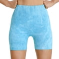 thumbnail image 1 of Gibobby Leggings cortos yoga mujer Pantalones cortos de yoga sin costuras Pantalones cortos de yoga ajustados de cintura alta para mujer al libre Pant(Azul,G), 1 of 5