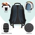 thumbnail image 5 of Binienty Galaxy Axolotl School Backpack for Girls Age 6-8 Large Capacity Lightweight Bookbag with Laptop Compartment Kids Day Pack Back to School Gifts for Children, 5 of 8