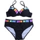 thumbnail image 4 of Conjunto de traje de baño dividido con degradado a juego de color sexy para mujer Fridja  nalpqowj20643, 4 of 9