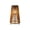 Brown, variant on Cadancy Solar Floor Lamp Outdoor Waterproof Wicker Rattan Lantern, LED Light for Garden Patio Deck Backyard, Rechargeable Decorative Standing Fixture with Warm Glow Landscape Evening Ambiance
