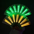 thumbnail image 2 of Ventilador Led plegable, iluminación de alto brillo, uso amplio, luces decorativas sin calefacción, ventilador brillante duradero multicolor para Club nocturno, 2 of 5