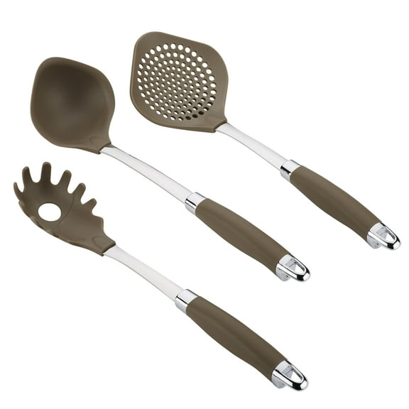 Anolon Tools and Gadgets Pasta Utensil Set, 3 Piece, Bronze