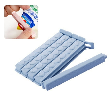 

Toma 5PCS Plastic Sealing Clip Bag Sealer Storage Bag Clip Food Preservation Sealing Clips