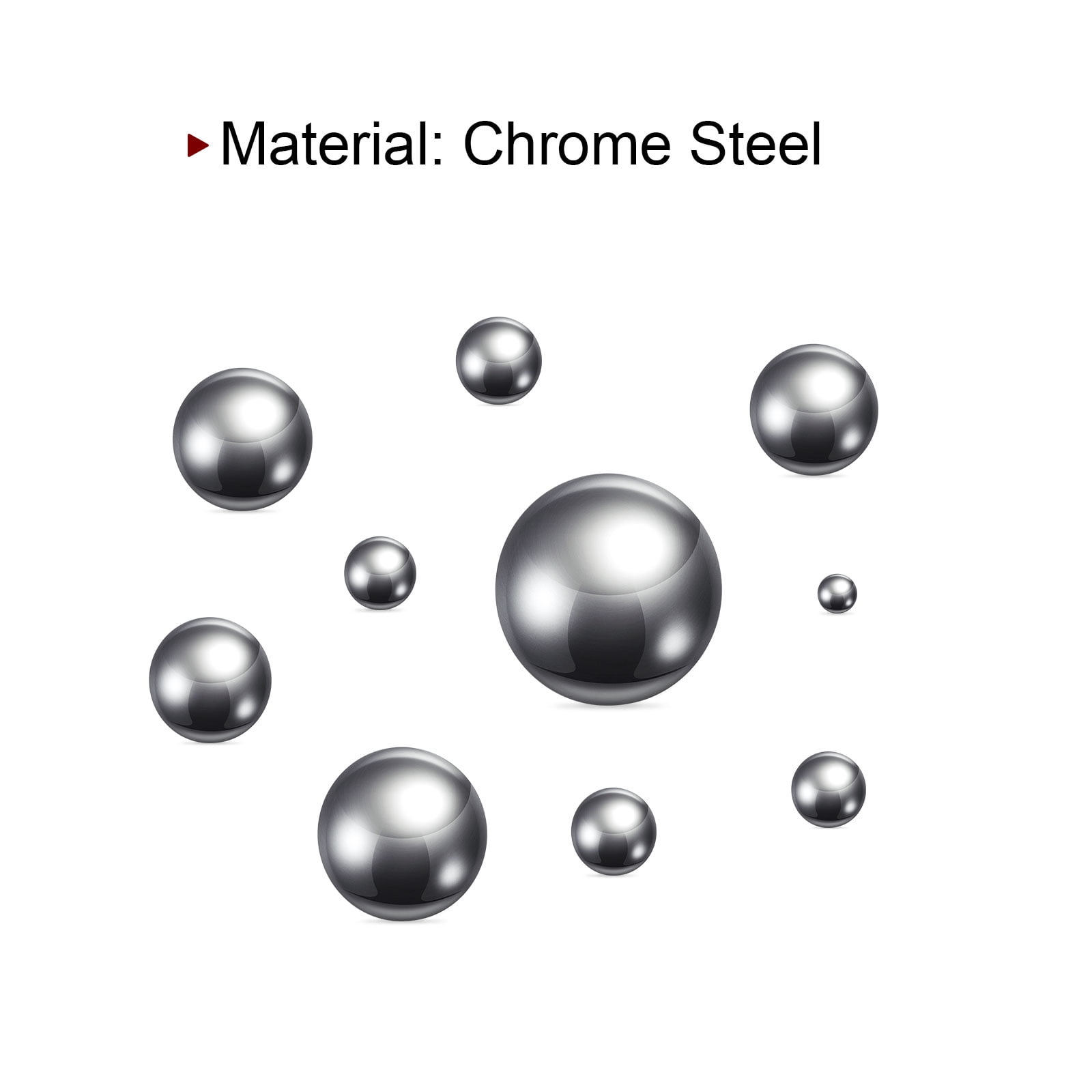 Uxcell Precision Balls 15mm Diameter G1000 201 Stainless Steel for Bearings 30 Pack