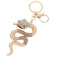thumbnail image 4 of SHISUYAN Snake Keychain Snake Pendant Keychain Snake Charm Chinese Snake Year Key Chain Rhinestone Purse Charm Year Of The Snake Decor, 4 of 8