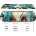 thumbnail image 4 of CAYBES League of Legends 3D Digital Print Quilt Cover Bedding Sets with Creative Jinx Duvet Cover Sets Soft Microfiber Quilt Cover with Zipper Closure Single, 4 of 5