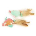 thumbnail image 2 of Juguetes para Gatos SmartyKat Silly Swimmers de Peluche con Catnip, Paquete de 2, 2 of 7