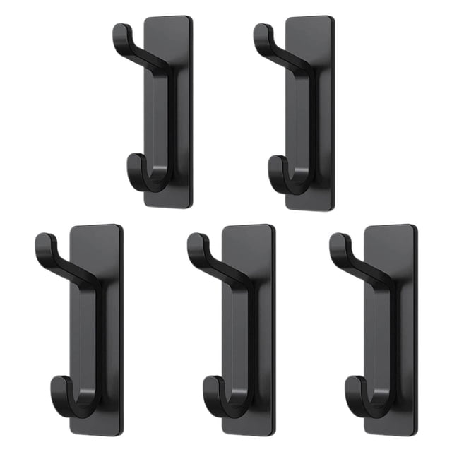 Xihbxyly Ganchos de Acero Inoxidable, Gancho Adhesivo Duradero para Batas, Perchero Compacto, Diseño Sin Marcas para Una Fácil Extracción, Organización de Baño y Cocina, Soporte Resistente para Todo
