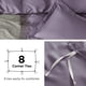 thumbnail image 5 of Funda de edredón, tamaño queen, suave, doble cepillado, color morado grisáceo, 5 of 7