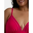 thumbnail image 3 of Time and Tru Women’s and Women’s Plus Mesh Inset One Piece Swimsuit, Sizes XS-3X, 3 of 5