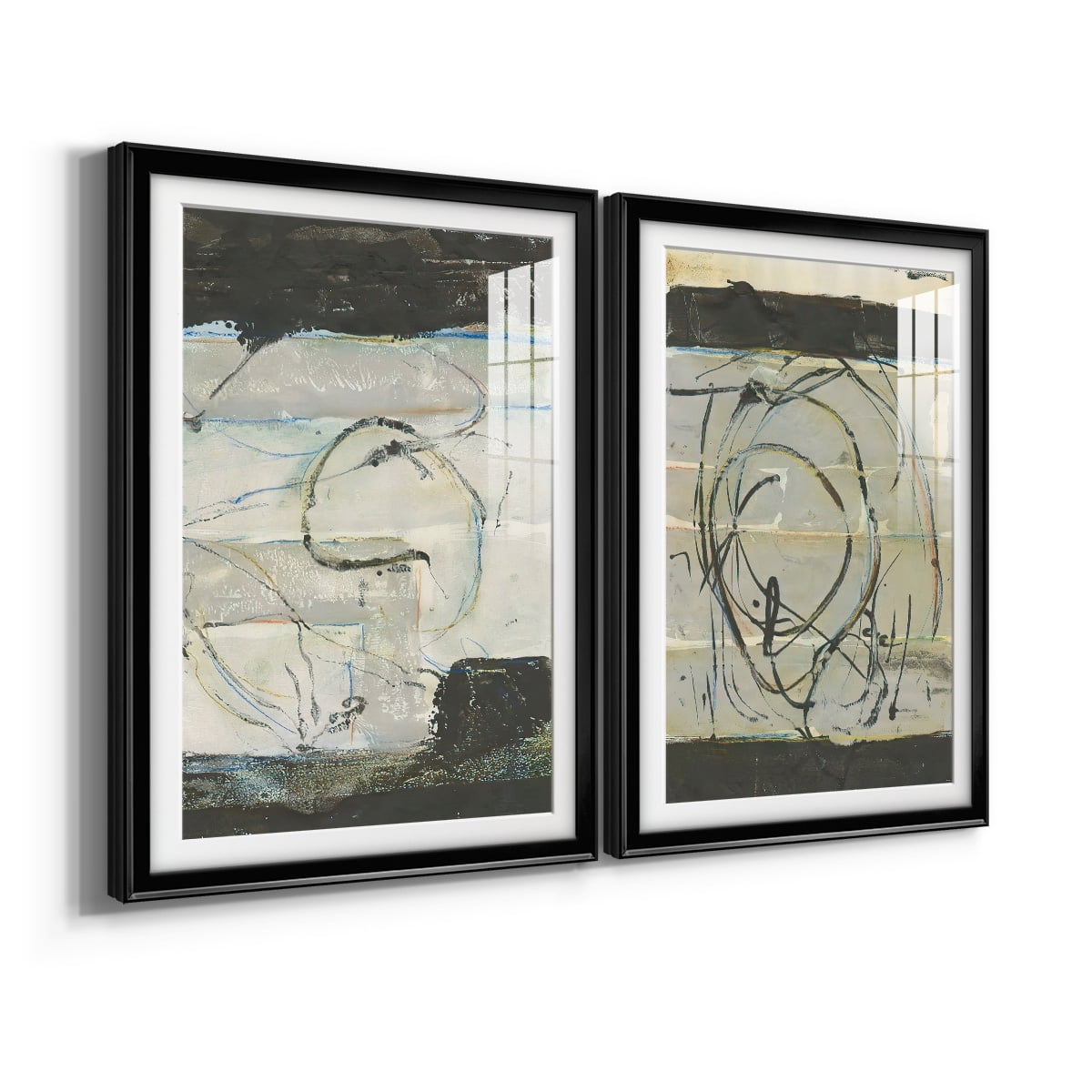 Wexford Home Continuing Energy I Premium Framed Print, 22.5" x 30.5" - Ready to Hang, Black (Set of 2)