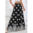 thumbnail image 3 of FreshPretty Women Wide Leg Pants Casual High Waist Floral Palazzo Pants for Women Flowy Trendy Lounge Boho Beach Trousers Pockets, 3 of 8