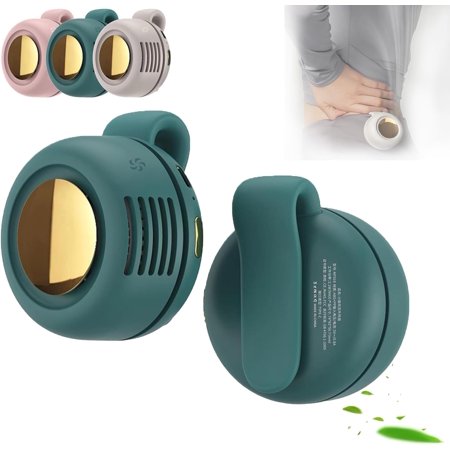 Aerio Clip on Fan, Custom Name Brighnow Portable Fans, Portable Silent Mini Bladeless Fan Clip on, Adjustable 3-Speed Suspended Waist Fans