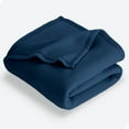 thumbnail image 1 of Bare Home Polar Fleece Bed Blanket - Lightweight - Premium Fleece - King, Dark Blue, 1 of 7
