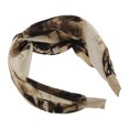 thumbnail image 5 of Unique Bargains 1 Pc Wide Tie Tie-dye Headbands for Women Coffee Color, 5 of 6