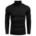 thumbnail image 5 of nine bull Mens Slim Fit Turtleneck Sweater Long Sleeve Basic Pullover Top Casual Knitted Sweater, 5 of 6