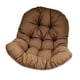thumbnail image 5 of Cojín para silla tipo huevo, suave, lavable, para colgar en la pared, para hamaca Café, 5 of 9