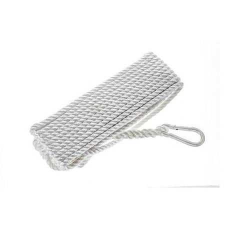 UPC: 0022697117076 | Attwood 117077 0.375 in. x 50 ft. Anchor Line White