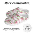 thumbnail image 6 of Balery Watermelon Pattern Women's Fuzzy Memory Foam Slippers Fluffy Winter House Shoes Indoor and Outdoor-42/43, 6 of 7