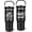 Black, variant on Father''s Day Gifts for Dad 30oz Tumbler with Handle and Straw Vacuum Insulated Water Bottle Stainless Steel, Leak Proof Travel Mug Proud Papa Cup for Men Birthday Christmas Gift from Daughter Son