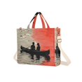 thumbnail image 7 of FORMRS Womens Corduroy Tote Bag Crossbody Shoulder Handbag with Pocket, Illusionary Boat, 7 of 7