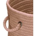 thumbnail image 4 of WL45A014X010 Bristol - Mocha 14"x14"x10" Basket, 75% Polypropylene/25% Wool - Round., 4 of 6