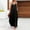 Black, variant on HOMBOM Women Jumpsuit Colorful Black Sleeveless V-neck Solid Color Wide-leg Overalls 2XL