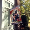 thumbnail image 4 of Black Labrador Retriever Two Hearts House Flag, 4 of 7