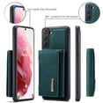 thumbnail image 5 of SaniMore Case for Samsung Galaxy S24 6.1" 2024, Retro PU Leather Case Soft TPU Inner Detachable Magnetic Folding Card Pocket Flip Kickstand Anti-drop Shockproof Protectiive Case For Galaxy S24, Green, 5 of 11