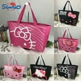 thumbnail image 2 of Sanrio Hello Kitty Tote Bag Cartoon Anime Shoulder Bag Large Capacity Canvas Handbag Girls Storage Shopping Casual Beach Bags, 2 of 23