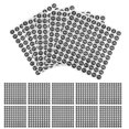 thumbnail image 4 of HLONK 50 Sheets Black Self-Adhesive Number Stickers for Classroom and DIY Handmade Projects, 4 of 8