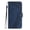 Blue, variant on Wallet Case for Motorola Moto Edge 50 Neo with Card Holder, Cash Pocket, Kickstand, Magnetic Clasp & Wrist Strap, Geometric Texture Folio Cover Blue
